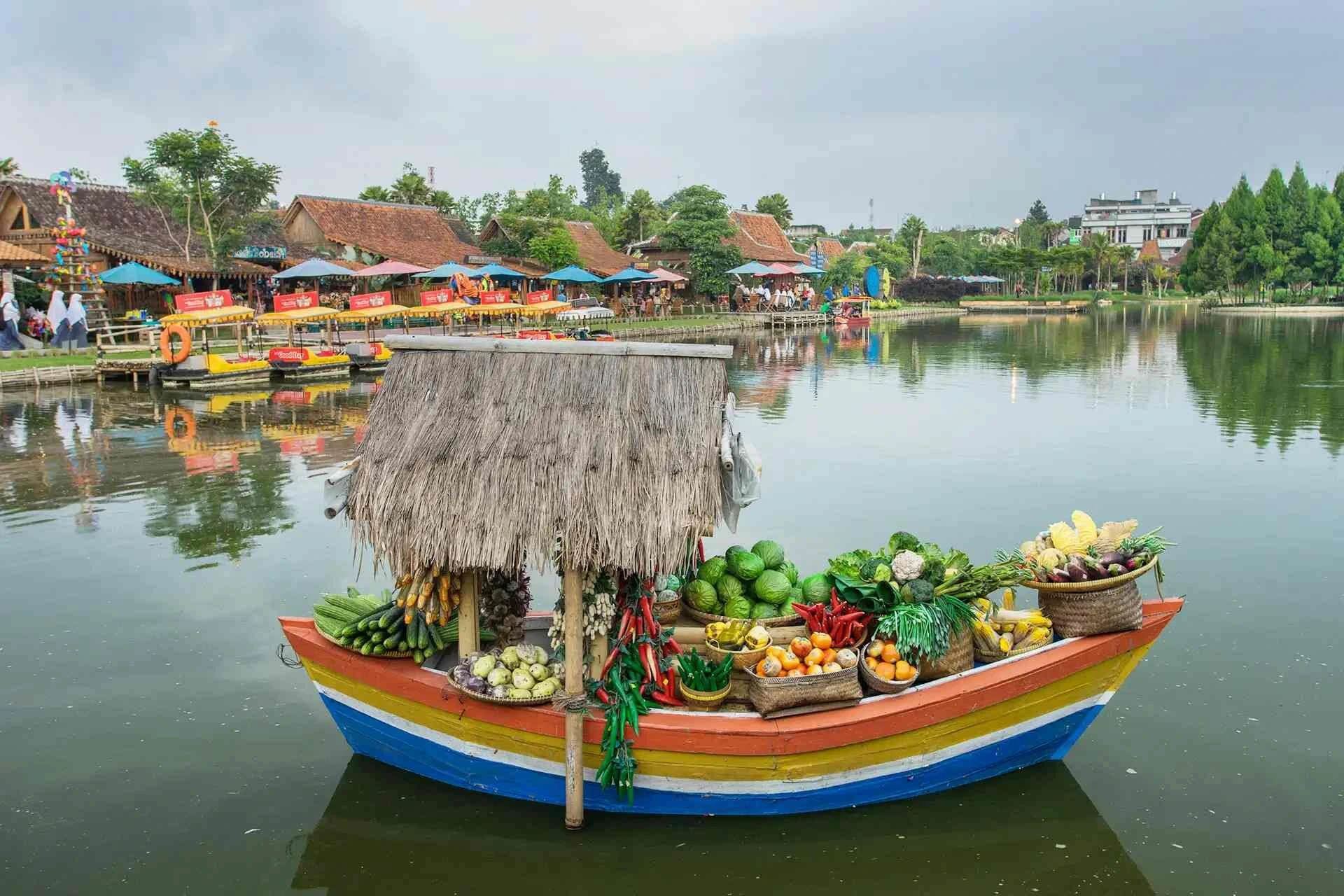 Pasar terapung lembang, rekomendasi tempat liburan keluarga dan anak